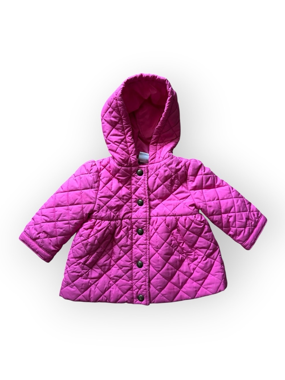 Ralph Lauren Quilted Hooded Jacket - Bright Pink